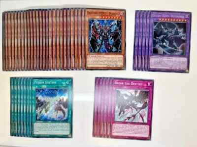 Yugioh Complete Competitive Destiny Hero Deck + Extra Deck + **HOT** + Bonus-image