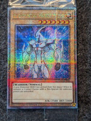 Yugioh Elemental HERO Neos TN23-EN006 Quarter Century Secret Rare-image