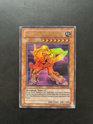 Yu-Gi-Oh! YSD-EN019 Elemental Hero Bladedge (Unlimited) Ultra Rare, LIGHT PLAY-image