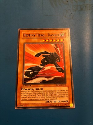YUGIOH Common Destiny Hero - Dasher DP05-EN010 1st Edition-image