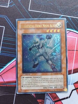 Yugioh TAEV-EN018 Elemental Hero Neos Alius Ultimate 1st ED VLP/NM-image