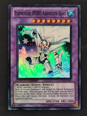 Yu-Gi-Oh TCG - Elemental Hero Absolute Zero - Foil Limited Edition ENG (New)-image
