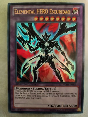 YuGiOh Shonen Jump Ultra Rare Elemental HERO Escuridao YG09-EN001-image