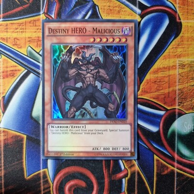 Destiny Hero - Malicious DESO-EN010 Super Rare 1st Edition-image