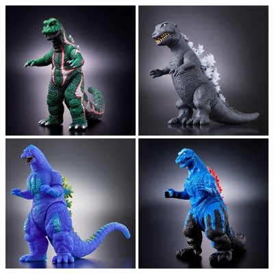 Set of 4 bodies  Godzilla the ART Movie Monster Godzilla (1968  1954  1991  195-image