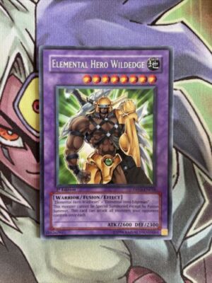 DP03-EN010 Elemental Hero Wildedge Rare 1st Edition NM Yugioh Card-image