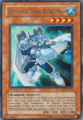 Yu-Gi-Oh! - Elemental Hero Bubbleman (Rare)  (CRV-EN014) - Cybernetic Revolution-image