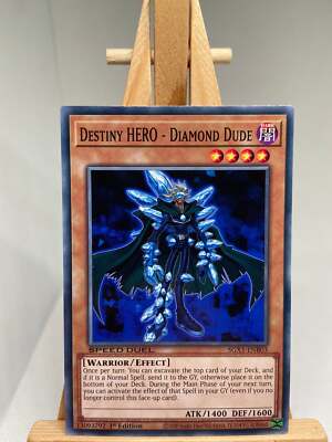 Destiny HERO - Diamond Dude - 1st Edition SGX1-ENB03 - NM - YuGiOh-image