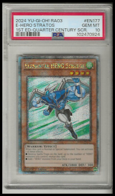 2024 Yu-Gi-Oh! RA03 E-Hero Stratos 1st Ed. Quarter Cet. (PSA 10 - 102470924)-image