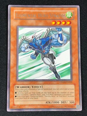YUGIOH ELEMENTAL HERO STRATOS CP06-EN009 RARE (NM)-image