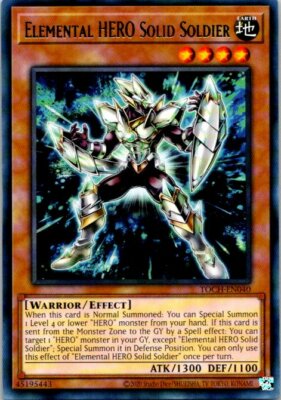 Elemental HERO Solid Soldier TOCH-EN040 Yu-Gi-Oh! Card Unlimited Mint-image