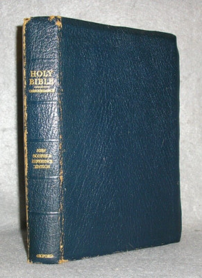 Vintage Scofield Bible Book Concordance New Reference Edition Blue Leather 1967-image