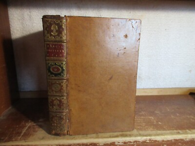Old ANNUAL REGISTER FOR THE YEAR 1763 Leather Book NORTH AMERICA MAP ANTIQUE ++-image