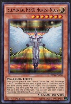 Yugioh Elemental HERO Honest Neos DUSA-EN028 Ultra Rare 1st Ed - VLP-image