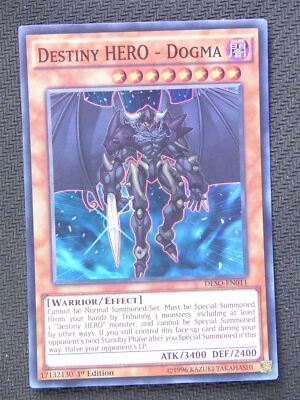 Destiny Hero Dogma DESO - Super Rare - Yugioh Card #5N3-image