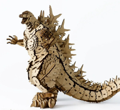 Bamboo Art Wa-Gu-Mi 2023 Godzilla -1.0 Model Kit Figure 3D Puzzle Japanese Art-image