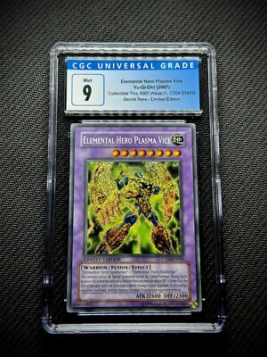 Elemental Hero Plasma Vice - CT04-EN005 - Holo Bleeding - CGC 9 - Yu-Gi-Oh!-image