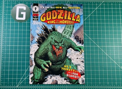 Godzilla King of the Monsters #1 (1995) Art Adams Cover Dark Horse Comics VF-image