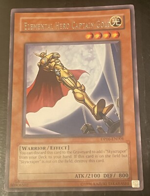 Elemental HERO Captain Gold - DP06-EN004 - Rare - Lightly Played-image
