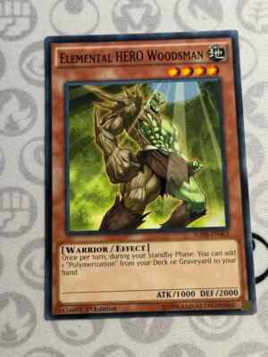 Elemental HERO Woodsman - SDHS-EN003 - Common (NM) - Yugioh-image