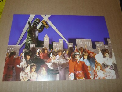 BARBIE clipping GUESS WHO'S COMING FOR SUSHI wall art pinup GODZILLA-image