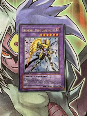 TAEV-EN042 Elemental Hero Darkbright Ultra Rare 1st Edition NM Yugioh Card-image