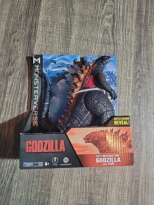 Monsterverse Playmates City Destruction Godzilla & Tank 2022 Godzilla vs Kong -image