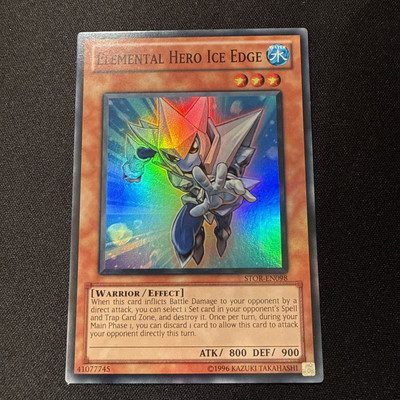 Elemental Hero Ice Edge STOR-EN098 Storm of Ragnarok Unlimited-image
