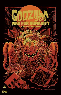 Godzilla: War For Humanity #4 Cover A Andrew MacLean (2024) (New)-image