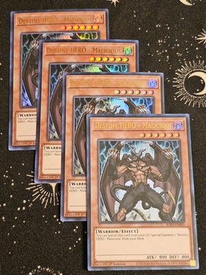 4 of Destiny HERO - Malicious, Yugioh TCG-image