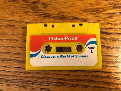 Vintage Fisher Price 1980 Discover a World of Sounds Cassette Tape-image