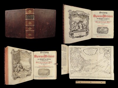 1771 SWEDEN Scandinavia MAPS Edmund the Old Minniskiold Norse Vikings Nordic-image