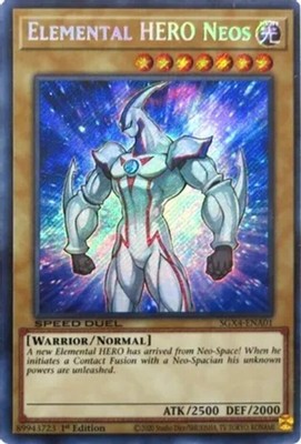 Near Mint x 1 Elemental HERO Neos - SGX4-ENA01 - Secret Rare - 1st Edition SGX4 -image
