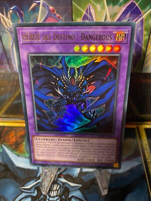 Yu-Gi-Oh! Destiny HERO - Dangerous BLHR-SP063 Ultra Rare 1st Edition Spanish NM-image