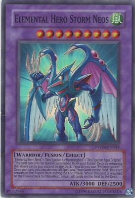 Yugioh Elemental Hero Storm Neos PTDN-EN043 Super Rare  LP-image