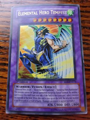PL Elemental Hero Tempest EEN-EN034 Elemental Energy 1st Edition-image
