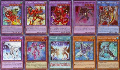 Yugioh Jaden Yuki Hero Deck - Elemental Destiny Masked Sunrise Liquid Soldier-image