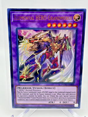 Elemental HERO Grandmerge 1st Edition NM Ultra Rare DUPO-EN004-image