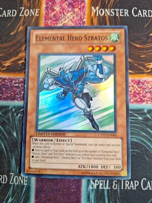 Yu-Gi-Oh! Elemental Hero Stratos CT07-EN006 Super Rare Limited NM/LP-image