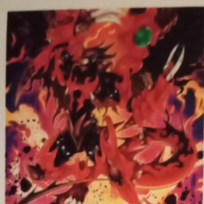 Collectable yu-gi-oh sticker-Destiny HERO - Destroyer Phoenix Enforcer-image