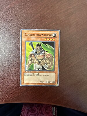 Yu-Gi-Oh! TCG Elemental HERO Wildheart-Jaden Yuki 2- DP03-EN003 1st Edition RARE-image