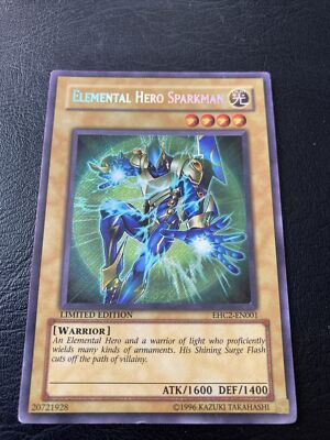 Yu-Gi-Oh! TCG Elemental Hero Sparkman Elemental Hero Collection 2 EHC2-EN001...-image
