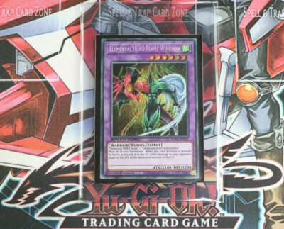 YuGiOh Elemental HERO Flame Wingman SGX1-ENA21 1st Edition Secret Rare-image