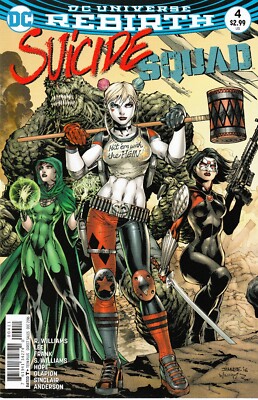 SUICIDE SQUAD #4 (2016) JIM LEE ART & COVER VARIANT ~ UNREAD NM-image