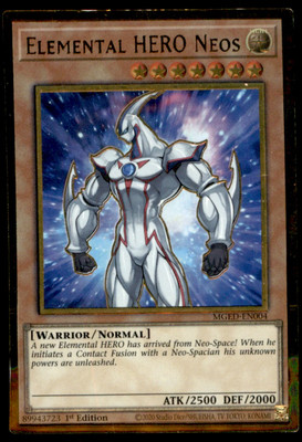 Yu-Gi-Oh! Elemental HERO Neos #MGED-EN004 1st Edition Near Mint-image