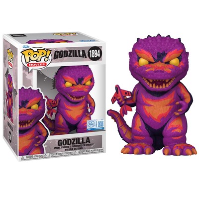 Funko Pop Premium Godzilla Retro Futurism Art EE Exclusive # 1894 PreSale-image