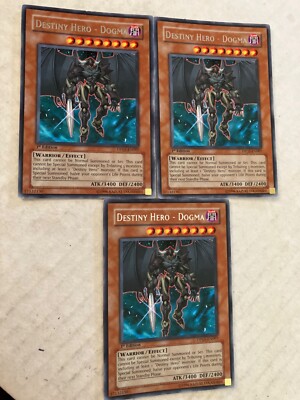 3 destiny hero-dogma 1st edition rare yu-gi-oh gaming cards Cscan-image