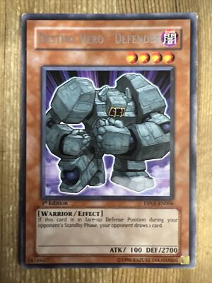 Destiny Hero - Defender 1st Edition Rare DP05-EN006 MP Yugioh-image