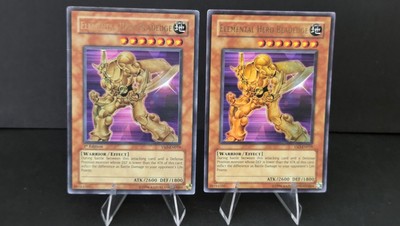 Elemental Hero Bladedge YSD-EN019 Starter Deck 2006 1st Edition + Unlimited Pair-image