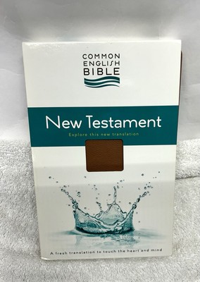 Common English Bible New Testament 2010 Tan/Chocolate Faux Leather (SHR)-image